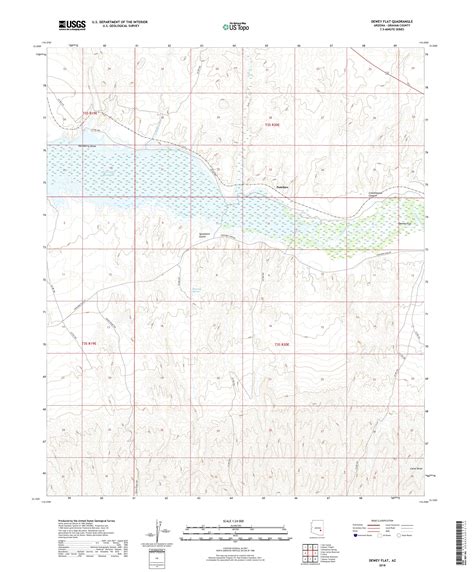 Mytopo Dewey Flat Arizona Usgs Quad Topo Map