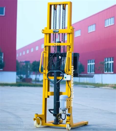 Manual Hand Operated Forklift 2 Ton 25 M Hydraulic Hand Stacker With