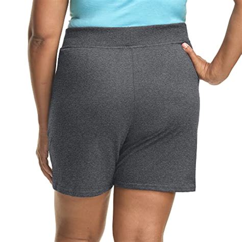 Just My Size Womens Plus Cotton Jersey Pull On Shorts 4x Plus