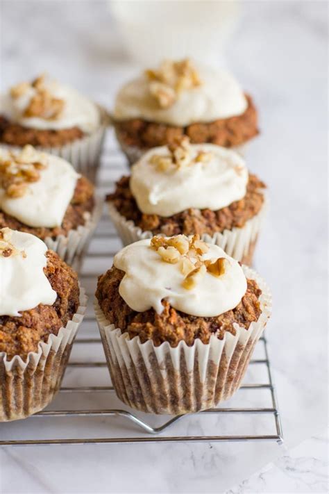 Oatmeal chocolate chip carrot cake scones. Healthy Carrot Cake Muffins | Wholefully