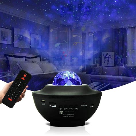 Night Light Projector 3 In 1 Galaxy Projector Star Projector Wled