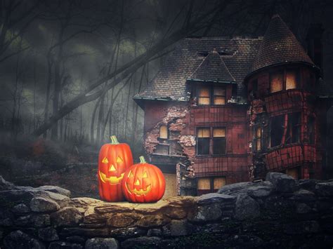 30 Scary Halloween 2020 Wallpapers Hd Backgrounds Pumpkins Witches