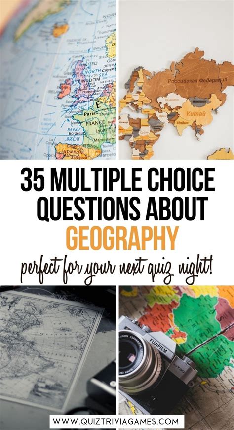 35 Geography Multiple Choice Questions Picture Quiz Quiz Trivia