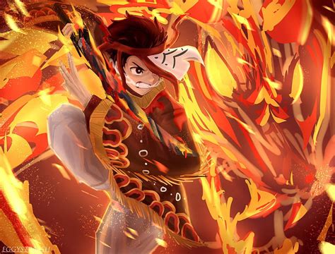 Dance Of The Fire God Hinokami Kagura Tanjiro Hinokami Kagura Hd