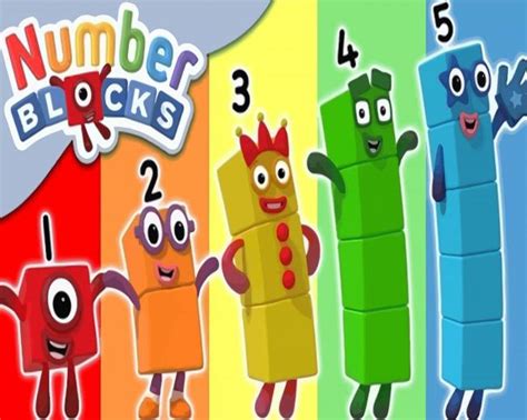 Numberblocks Cartoon Poster Paint By Numbers My Paint By Numbers