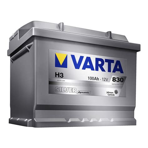 Batterie Varta H3 Silver Dynamic 100 Ah 830 A Auto5be