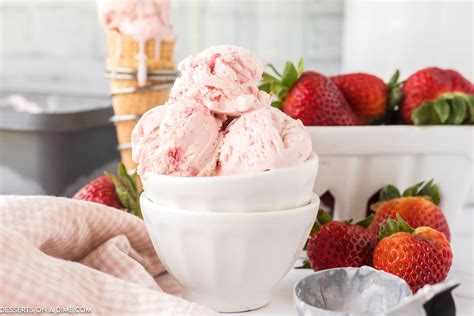 No Churn Strawberry Ice Cream Only 5 Ingredients