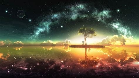 Anime Night Sky Background Posted By Ethan Simpson