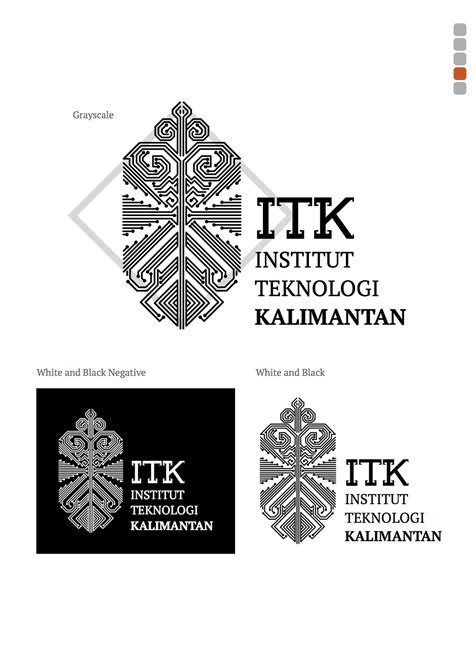 Logo Design Technology Institute Of Kalimantan On Behance