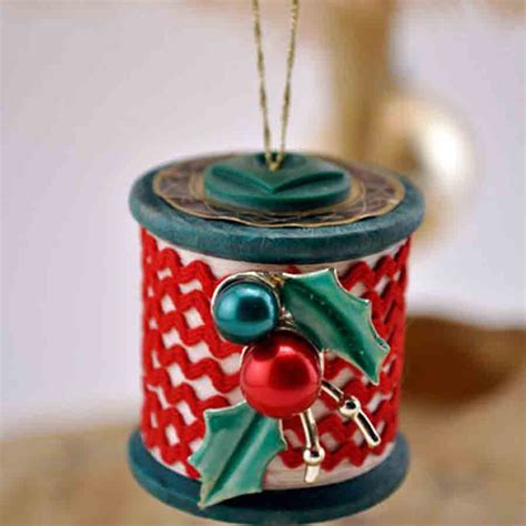 A Vintage Christmas Spool Ornaments Amy Barickman