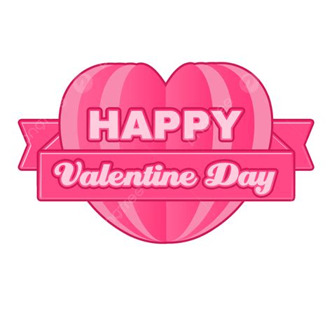 귀여운 핑크 리본에 싸인 사랑으로 해피 발렌타인 애인 리본 사랑 Png 일러스트 및 Psd 이미지 무료 다운로드 Pngtree