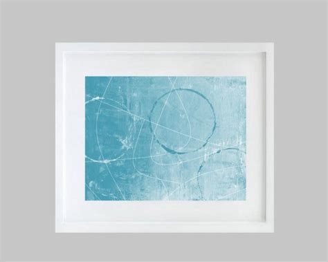 Blue White Wall Decor Abstract Art Print 8x10 By Hlbhomedesigns 1500