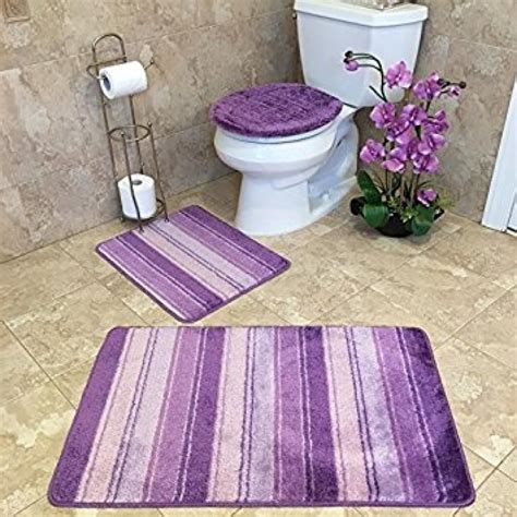 Best Recommended Purple Bathroom Rug Set Decor Ideas Purple Bathrooms