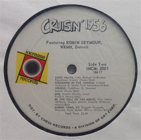 Various Cruisin 1956 Used Vinyl High Fidelity Vinyl Records And