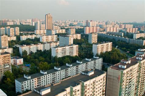 Moscow Suburb City Buildings Stock Image Image Of Lifestyles Horizon