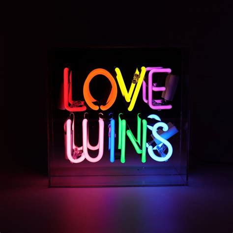 Valentines Ts Love Wins Neon Light Sign