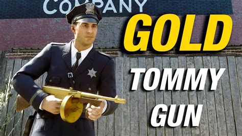 Mafia Definitive Edition Free Ride Mission Unlock Gold Tommy Gun Youtube