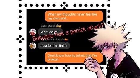 Bakugou Is Having What Sad Bakugou Ep 1 Bnha Texts Youtube