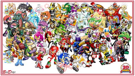 49 Sonic Characters Wallpaper Wallpapersafari