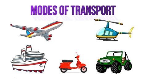 Modes Of Transport Types Of Transport Transportation Preschool