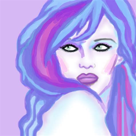 Purple Blue Drawings Sketchport