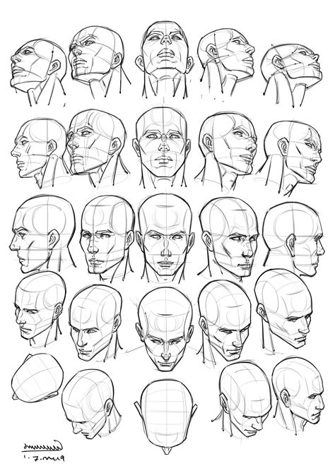 Practice By Pixel Brush Artstudiodaily Practice Drawing The Human Head