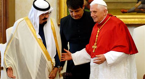 pope meets king of saudi arabia the new york times