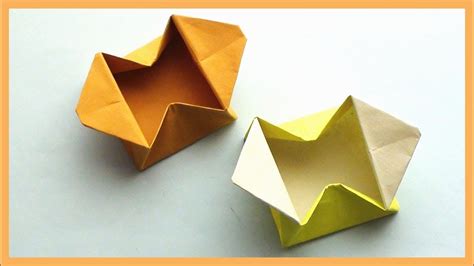 Easy Paper Origami T Box Youtube