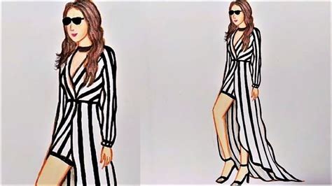 Learn how to draw step by step for girls pictures using these outlines or print just for coloring. Easy Drawing Step by Step - How to Draw Beautiful Clothes ...