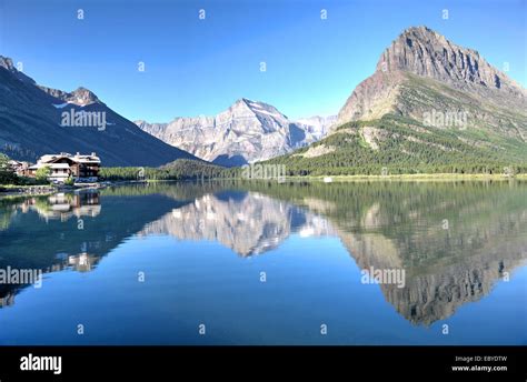 Usa Montana Glacier National Park Many Glacier Area Swiftcurrent