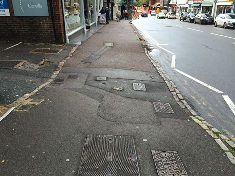 Photographs Show The State Of Uckfield Pavements Uckfield News