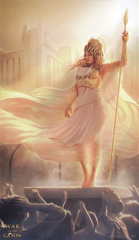 Greek Goddess Athena Painting Img I