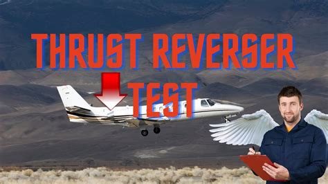 Jet Engine Thrust Reverser Test Youtube