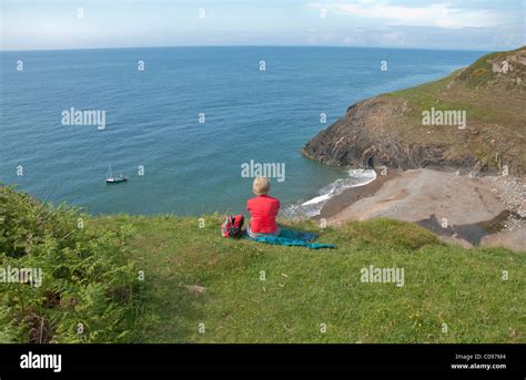 Cwmtydu Beach Hi Res Stock Photography And Images Alamy