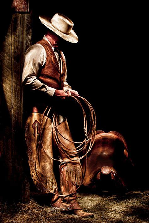 Cowboy With A Rope Western Art Prints By Robert Dawson Artist