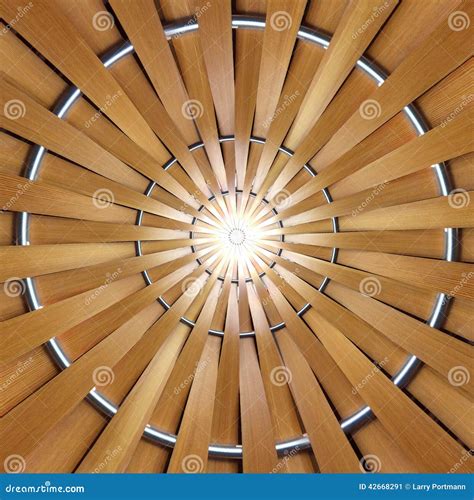 Starburst Wood Pattern Stock Image Image Of Infinity 42668291