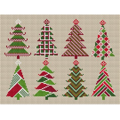 cross stitch pattern christmas tree t tags stitch christm inspire uplift