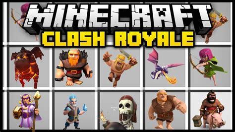 Minecraft Clash Royale Clash Of Clans Mod Mod Showcase Youtube