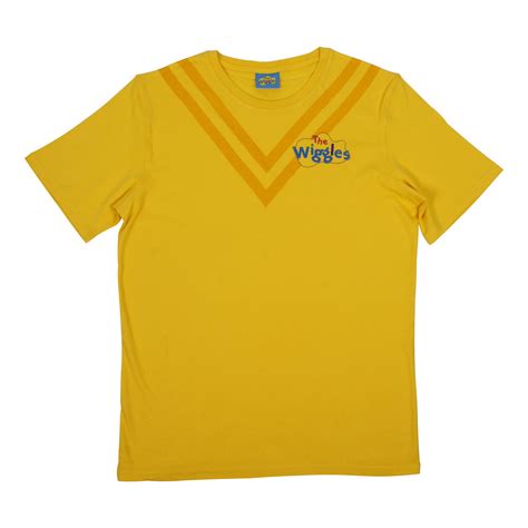 The Wiggles T Shirt Adults Yellow The Wiggles Official Online Store