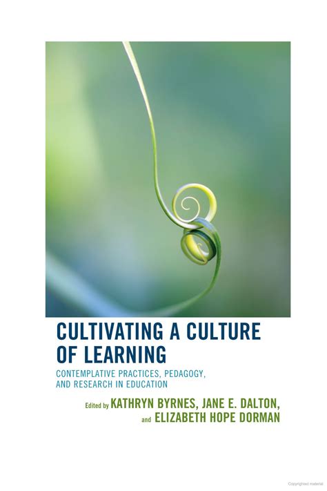 Cultivating A Culture Of Learning Contemplative Practices Pedagogy