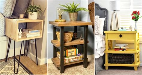 25 Cheap Diy Bedside Table Plans And Ideas Blitsy