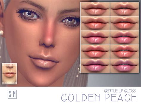 Screaming Mustards Golden Peach Gentle Lip Gloss