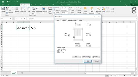 How To Center Worksheets Horizontally And Vertically In Excel YouTube