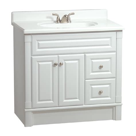 Shop Estate By Rsi Southport White Casual Bathroom Vanity Actual 36