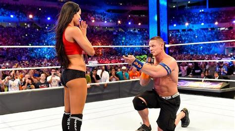 John Cena And Nikki Bella Get Engaged Following Wrestlemania Match