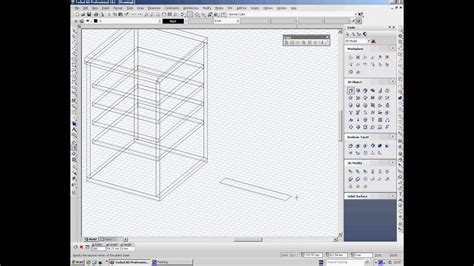 Turbocad Drawing A Kitchen Cabinet In 3d Youtube