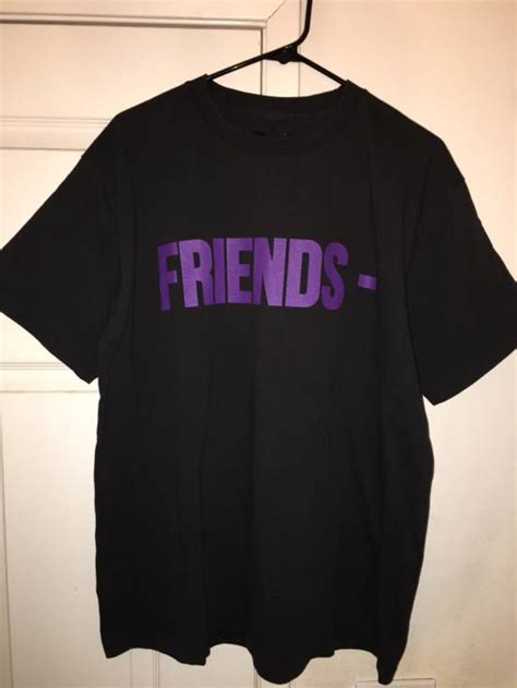 Vlone Vlone Friends T Shirt Blackpurple Grailed