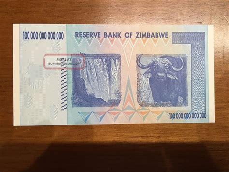 Zimbabwe 100 Trillion Dollar Note