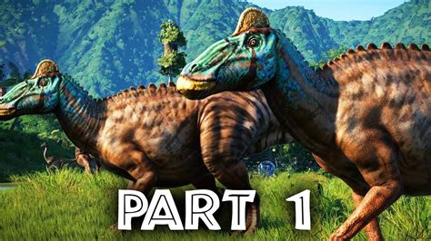 Jurassic World Evolution Gameplay Walkthrough Part 1 Full Game