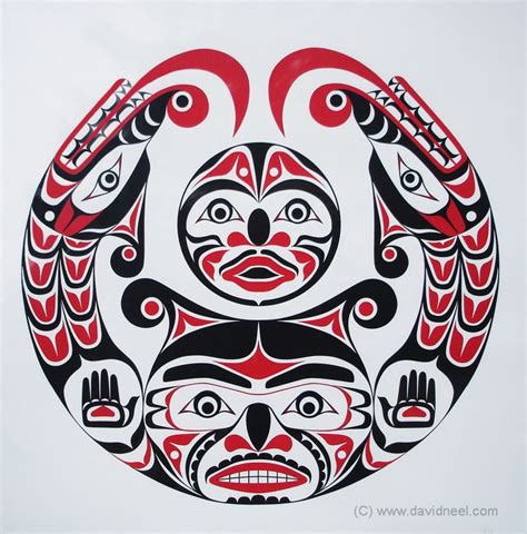 Pacific Northwest Coast Native Indian Art Prints Sisiutl And Full